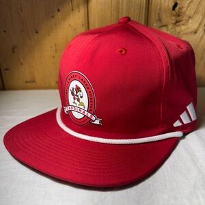 Louisville Cardinals Adidas White Rope Hat Adjustable Red NWT